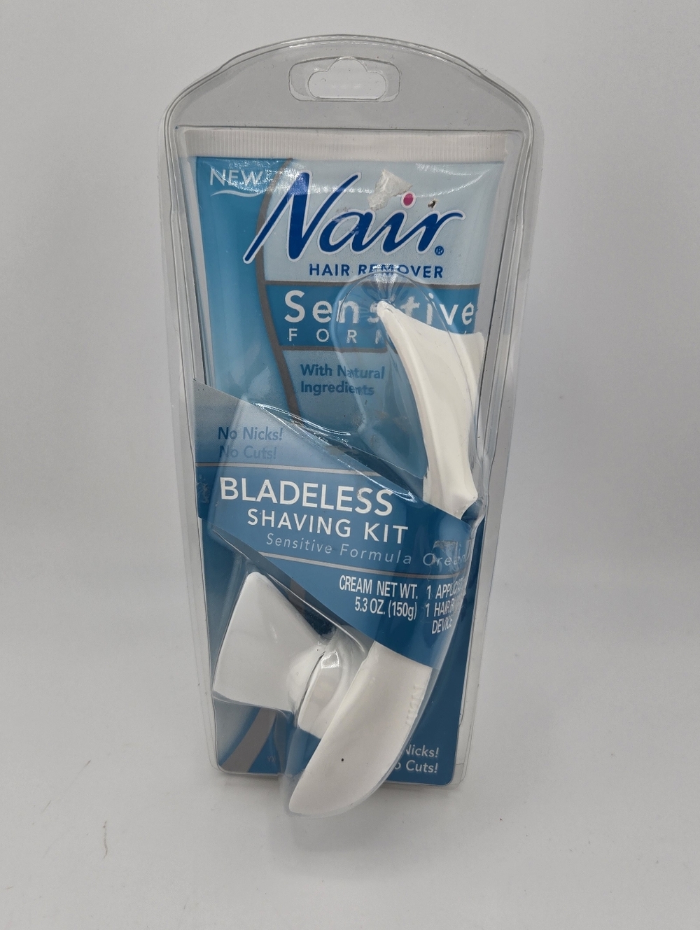 Vtg Nair Hair Removal Sensitive Formula Bladeless Shaving Kit